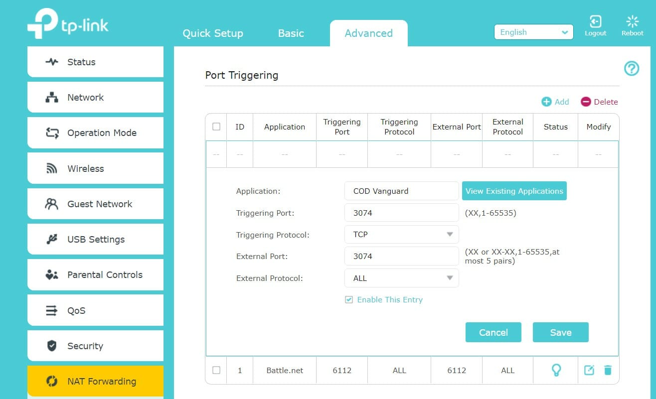 port-fowarding-cod-vanguard