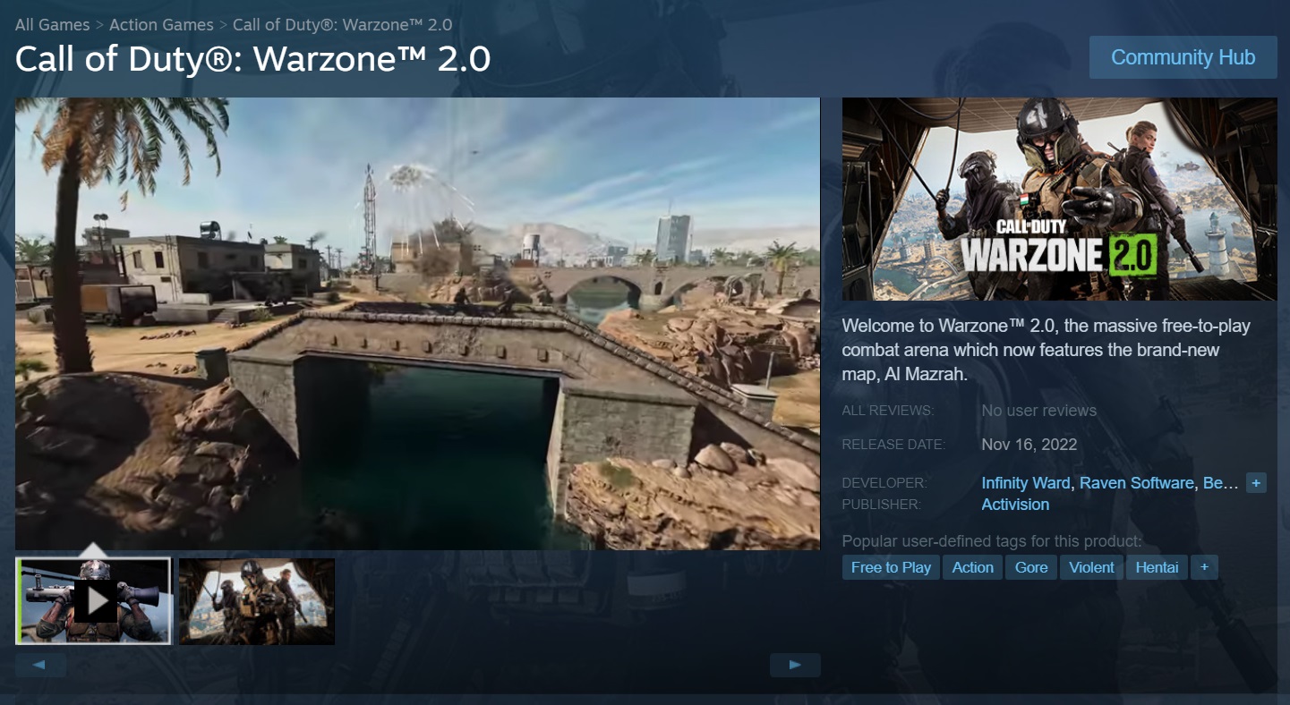 Warzone 2.0 PC: Game Won’t Start or Launch warzone-20-steam